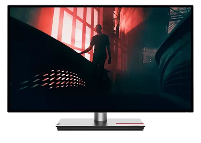 LENOVO ThinkVision P27h-30 27' 60Hz QHD 100Hz IPS Monitor 2560x1440 4ms 16:9 Tilt Swivel Pivot Height Adjustable HDMI DP USB Audio Out VESA 3yrs