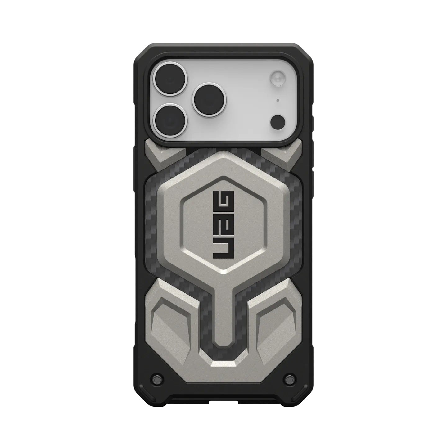 UAG Monarch Pro MagSafe Apple iPhone 17 Pro (6.3') Rugged Case -Titanium(114513113636),25ft. Drop Protection (7.6M),Shock Protection,10 Years Warranty