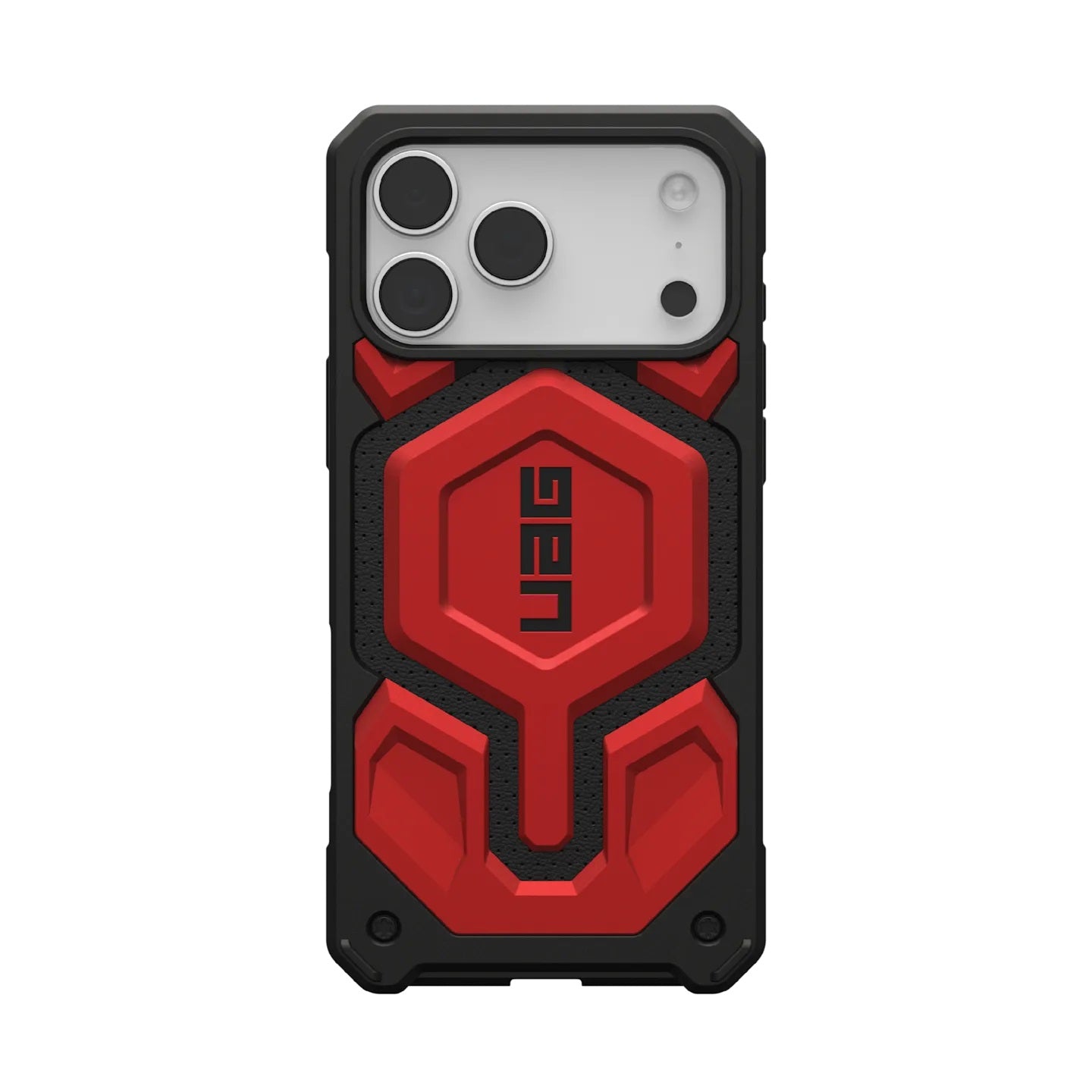 UAG Monarch Pro MagSafe Apple iPhone 17 Pro (6.3') Rugged Case - Crimson (114513119494), 25ft.Drop Protection(7.6M),Shock Protection,10 Years Warranty