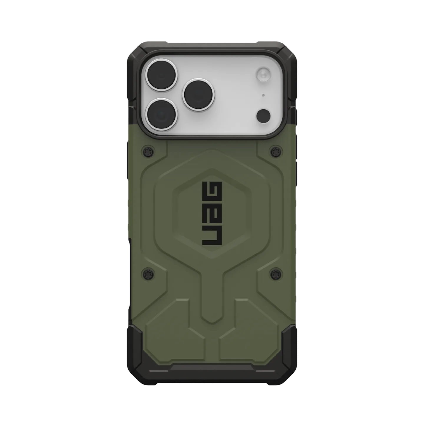 UAG Pathfinder MagSafe Apple iPhone 17 Pro (6.3') Rugged Case - Olive (114548117272), 18ft. Drop Protection (5.5M), Lightweight, 10 Years Warranty