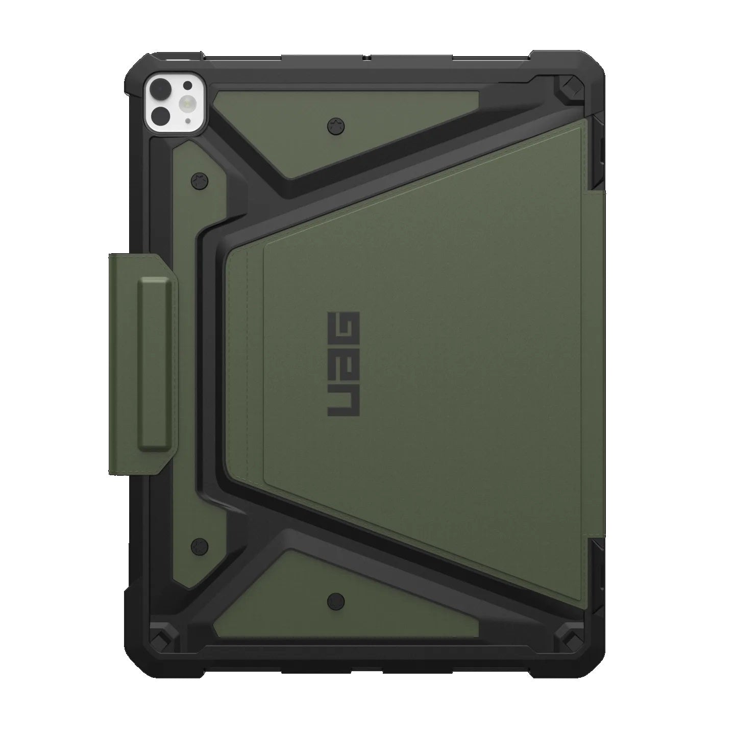 UAG Metropolis SE Apple iPad Pro M4 (13') (7th Gen) Folio Rugged Case - Olive (124476117272), DROP+ Military Standard, 10 Years Warranty