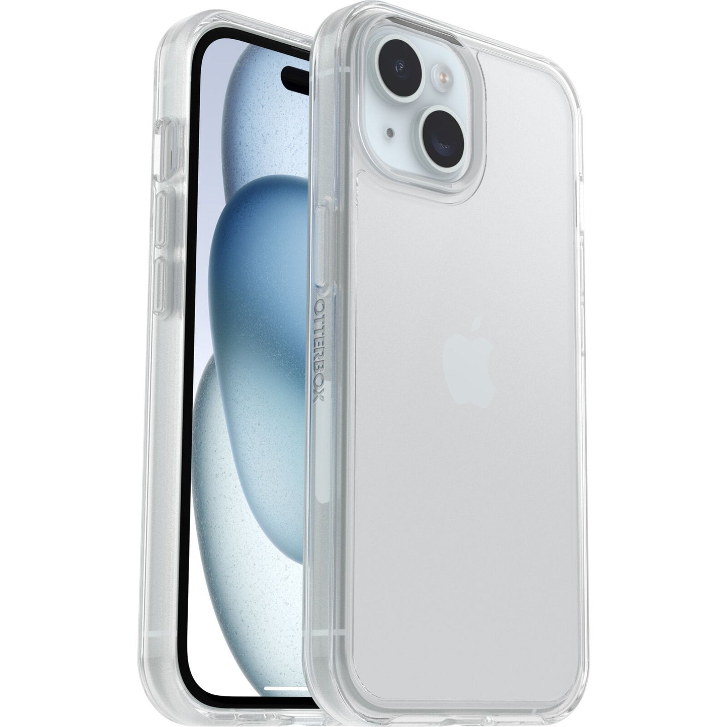 OtterBox Symmetry Clear Apple iPhone 16e / iPhone 15 / iPhone 14 / iPhone 13 (6.1') Case Clear-(77-92668), DROP+ 3X Military Standard,7 Years Warranty