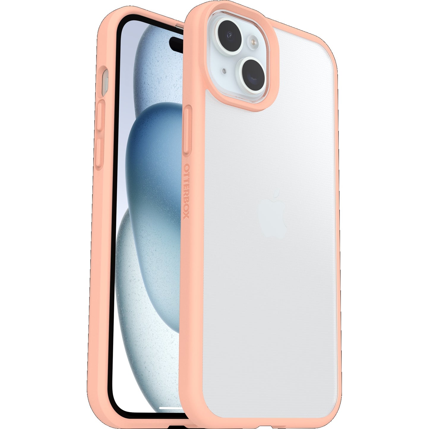 OtterBox React Apple iPhone 15 Plus / iPhone 14 Plus (6.7') Case Peach Perfect (Peach) - (77-92775), DROP+ Military Standard, 7 Years Warranty