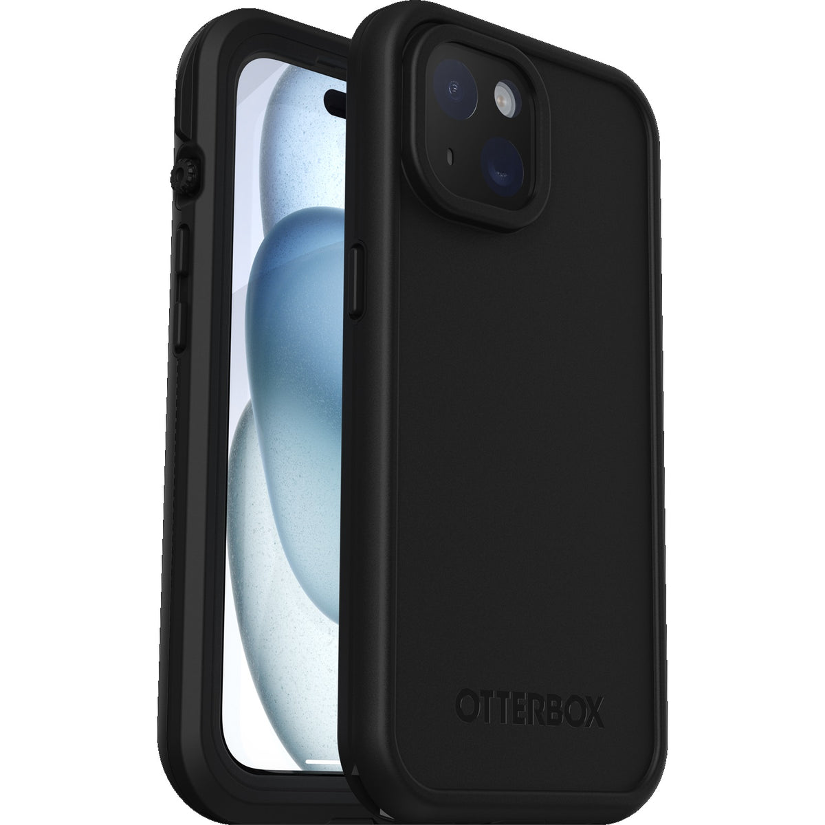 OtterBox Fre MagSafe Apple iPhone 15 (6.1') Case Black- (77-93438),DROP+ 5X