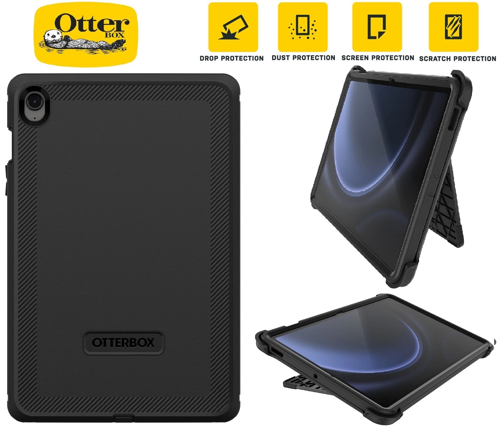 OtterBox Defender Samsung Galaxy Tab S10 FE Tab S9 FE