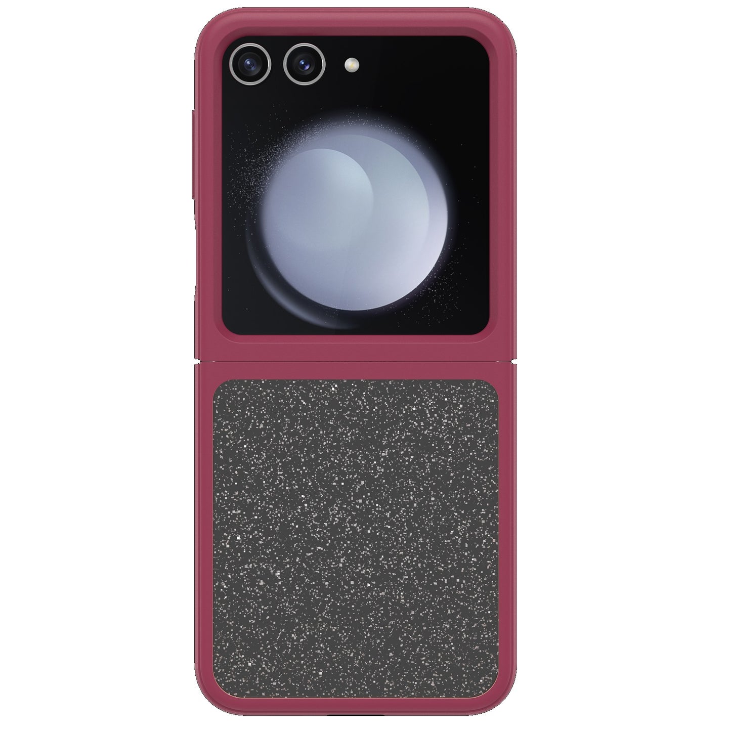 OtterBox Thin Flex Samsung Galaxy Z Flip7 FE 5G / Z Flip6 5G (6.7') Case Foxberry (Pink) - (77-95819), DROP+ Military Standard, 7 Years Warranty