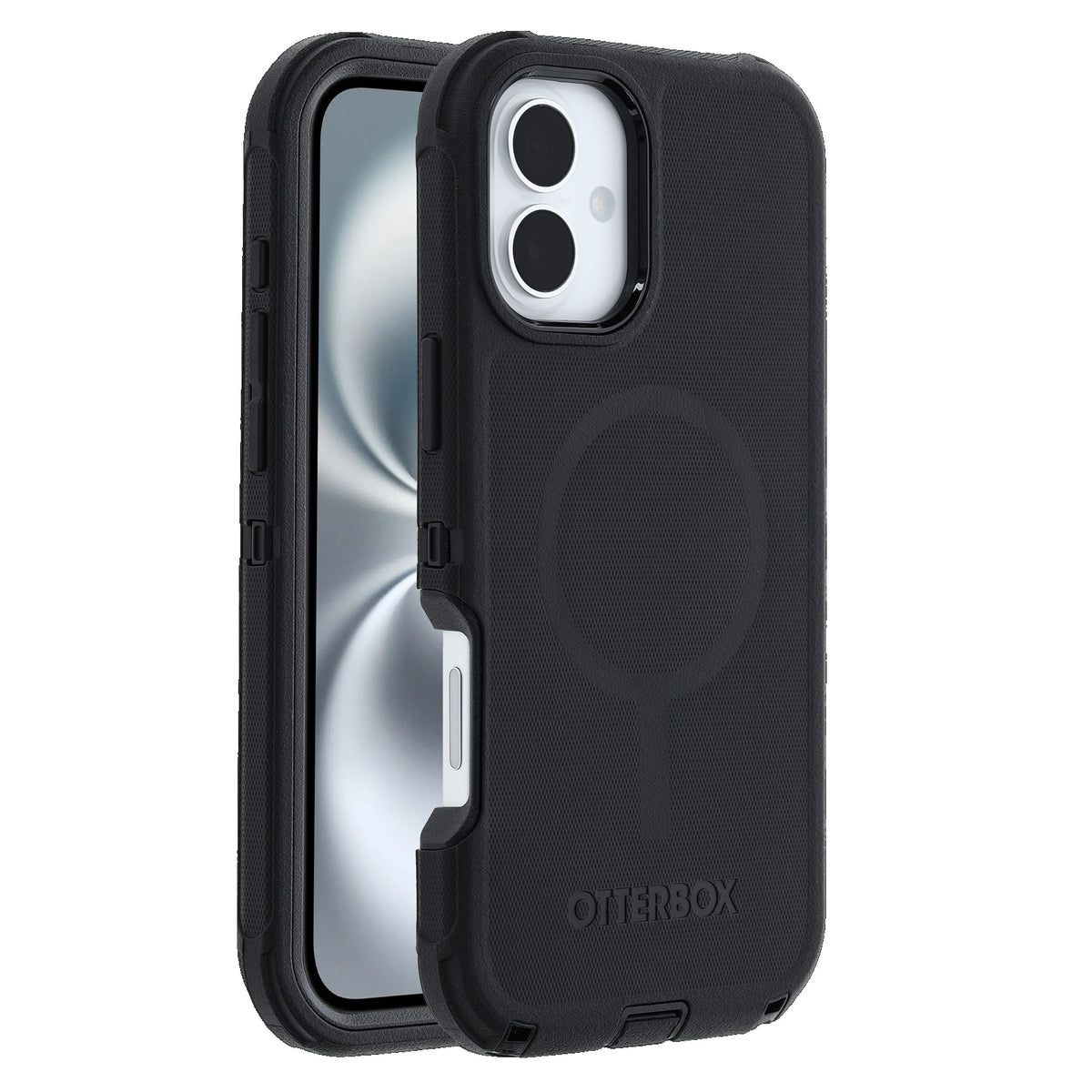 OtterBox Defender MagSafe Apple iPhone 16 (6.1') Case Black - (77-95961), DROP+
