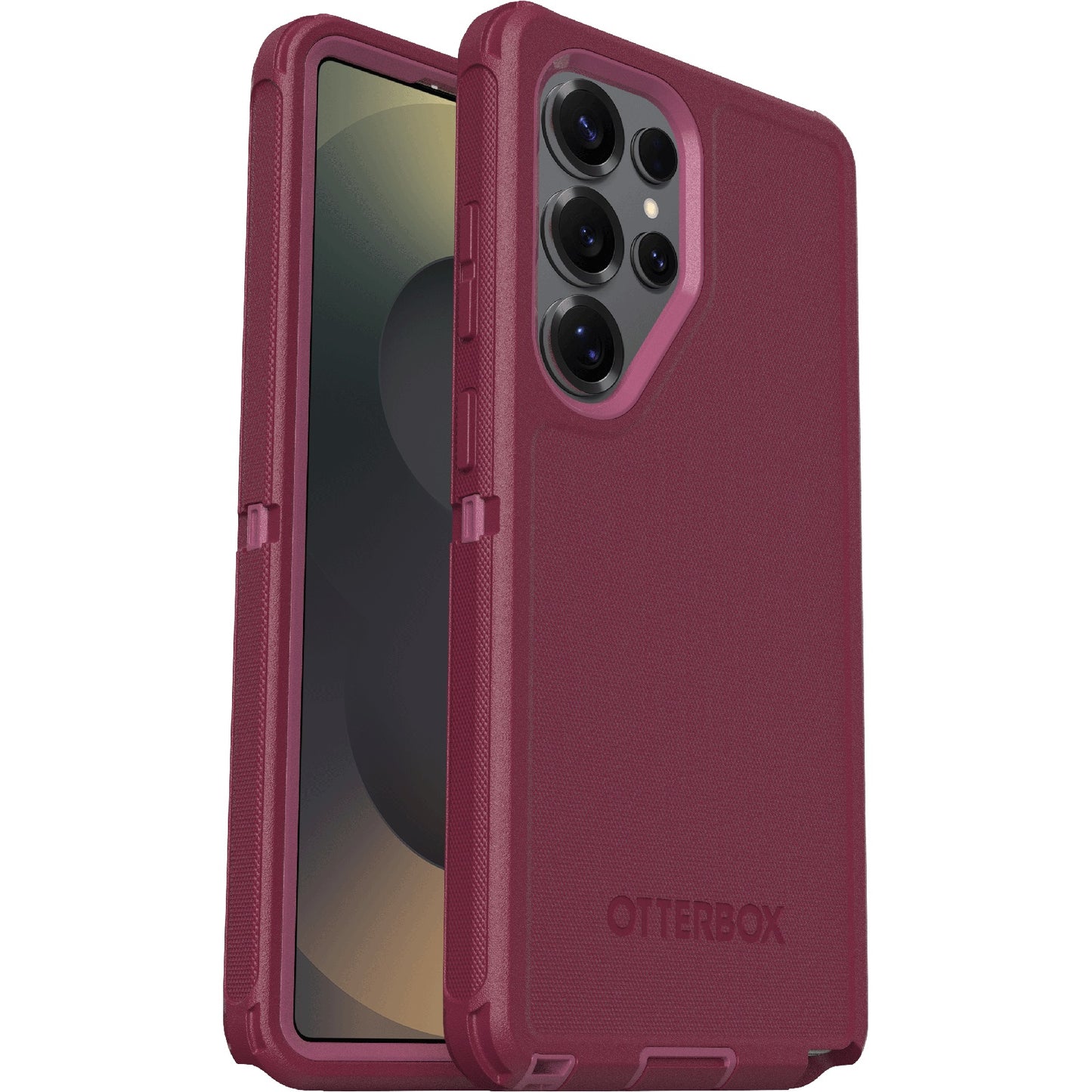 OtterBox Defender Samsung Galaxy S25 Ultra 5G (6.9') Case Foxberry Pink - (77-97619), DROP+ 7X Military Standard, Reinforced Corners, 7 Years Warranty