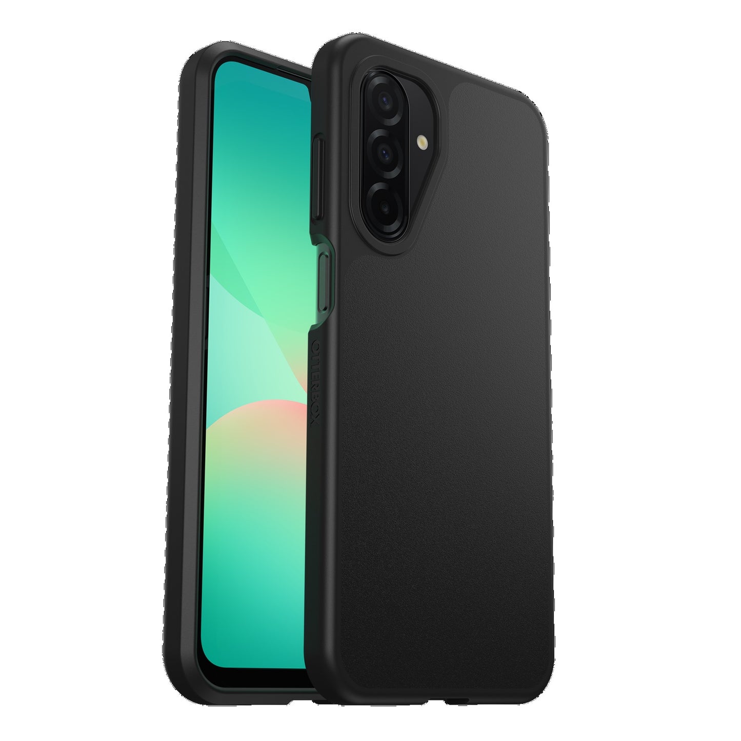 OtterBox React Samsung Galaxy A26 5G (6.7') Case Black - (77-97662), Antimicrobial, DROP+ Military Standard, Raised Edges, Hard Case, 7 Years Warranty