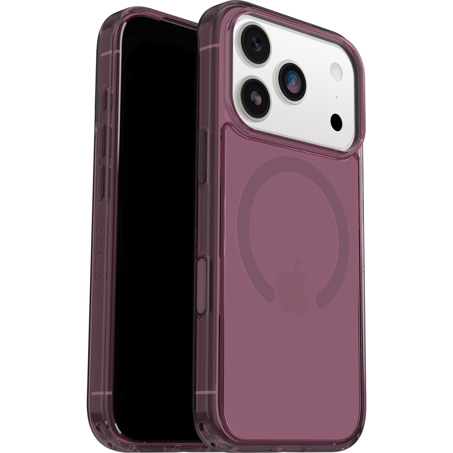 OtterBox Symmetry Clear MagSafe Apple iPhone 17 Pro (6.3') Case Purple Mystery (Clear) - (77-98847), DROP+ 3X Military Standard, 7 Years Warranty