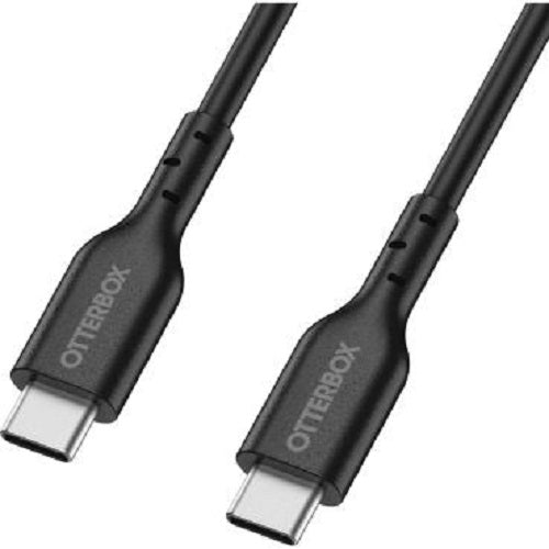 OtterBox USB-C to USB-C (2.0) PD Fast Charge Cable (1M) -Black(78-81356),3 AMPS