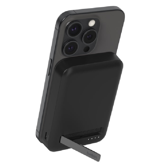 Belkin BoostCharge Pro 8k mAh Magnetic Power Bank With Qi2 + USB-C Cable (1M) - Black(BPD007BTBK),15W, 1xUSB-C, Overcharge Protection,2 Years Warranty