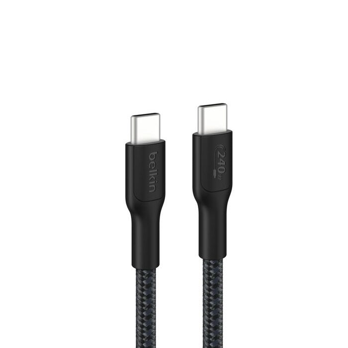 Belkin BoostCharge Pro Braided USB-C to USB-C Cable (3M) - Black