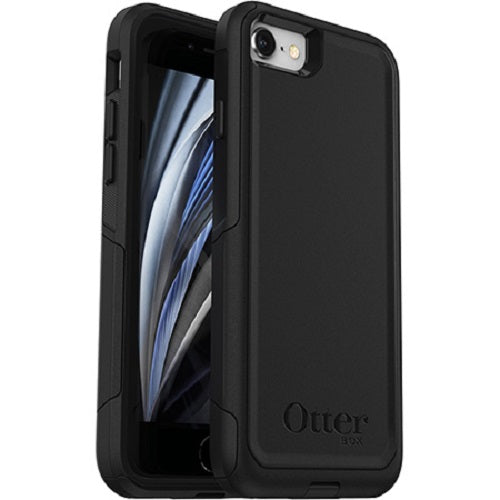 EOL OtterBox Commuter Apple iPhone SE (3rd & 2nd Gen) and iPhone 8/7 Case Black - (77-56650), DROP+ 3X Military Standard, Dual-Layer, 7 Years Warranty