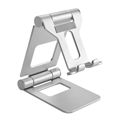Brateck Aluminium Foldable Stand Holder for Phones and Tablets- Silver, 125x75x17mm, Applicable Device: Smartphone & Tablet (LS)