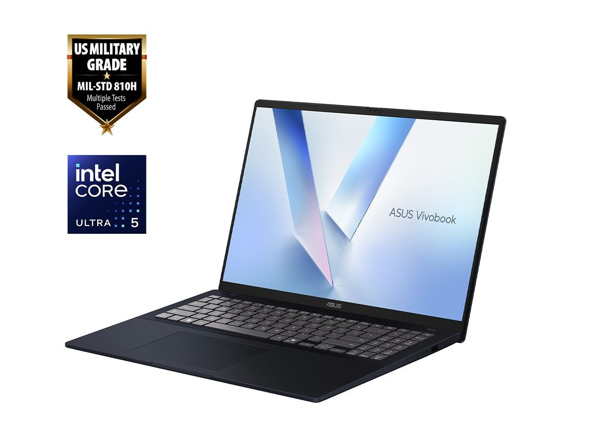 ASUS Vivobook16' X1605 (1920 x 1200) 16:10 Intel Ultra 5 225H 16GB 512G, USB-C Video, Windows 11 H, Backlit, 42w, Numpad, Blue Lifestyle Notebook 2025