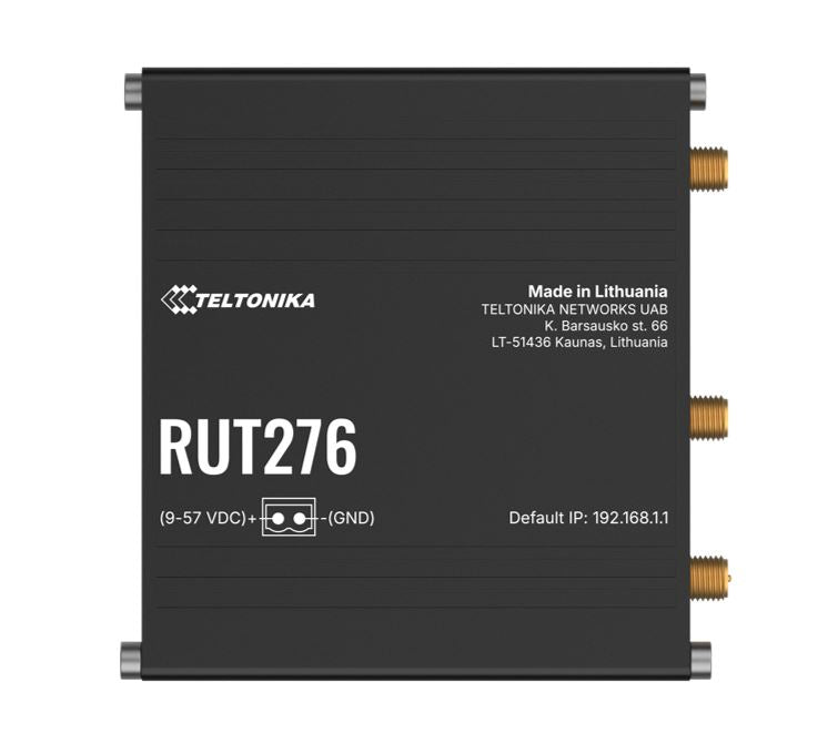 Teltonika RUT276 Compact Redcap 5G Router, Built-in RS232/RS485,2 x SIM Slots