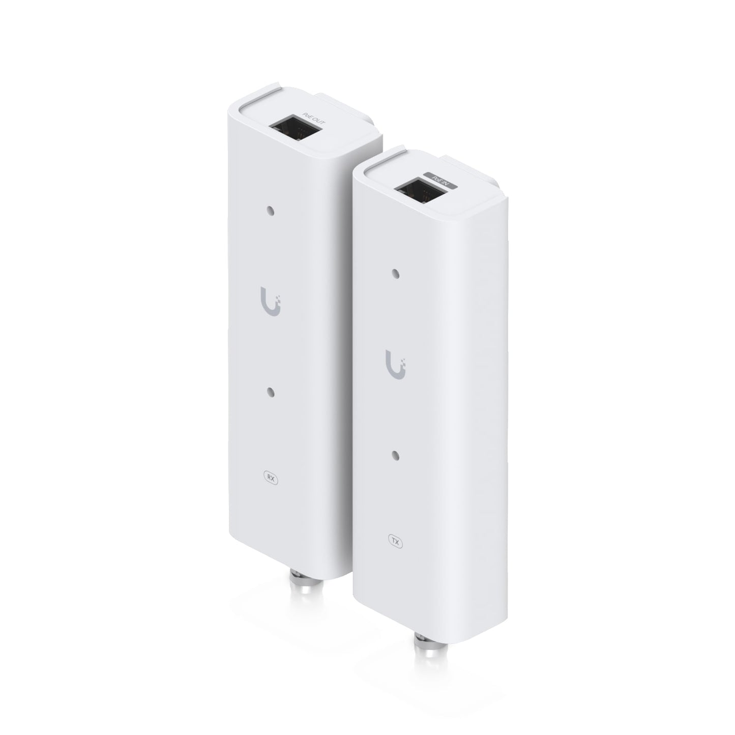 Ubiquiti Pair of extenders that extends PoE over twisted-pair or coaxial cables, ideal for retrofit scenarios.