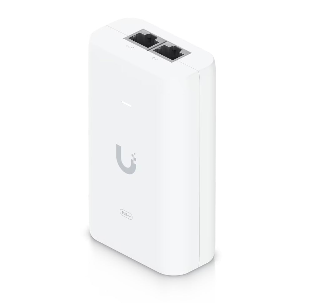 Ubiquiti U-PoE++ Adapter, Power UniFi PoE++ Devices With Wireless Mesh Application, Offload PoE Switch Power Dependencies, Max PoE+ 60W