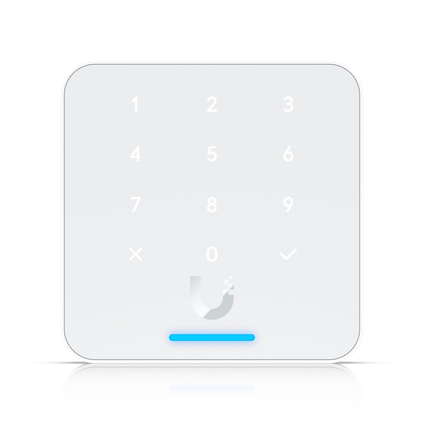 Ubiquit Reader Flex, White ,Third-generation NFC Card Reader With A Keypad & Apple Touch Pass Support, Outdoor IP55, Power via POE