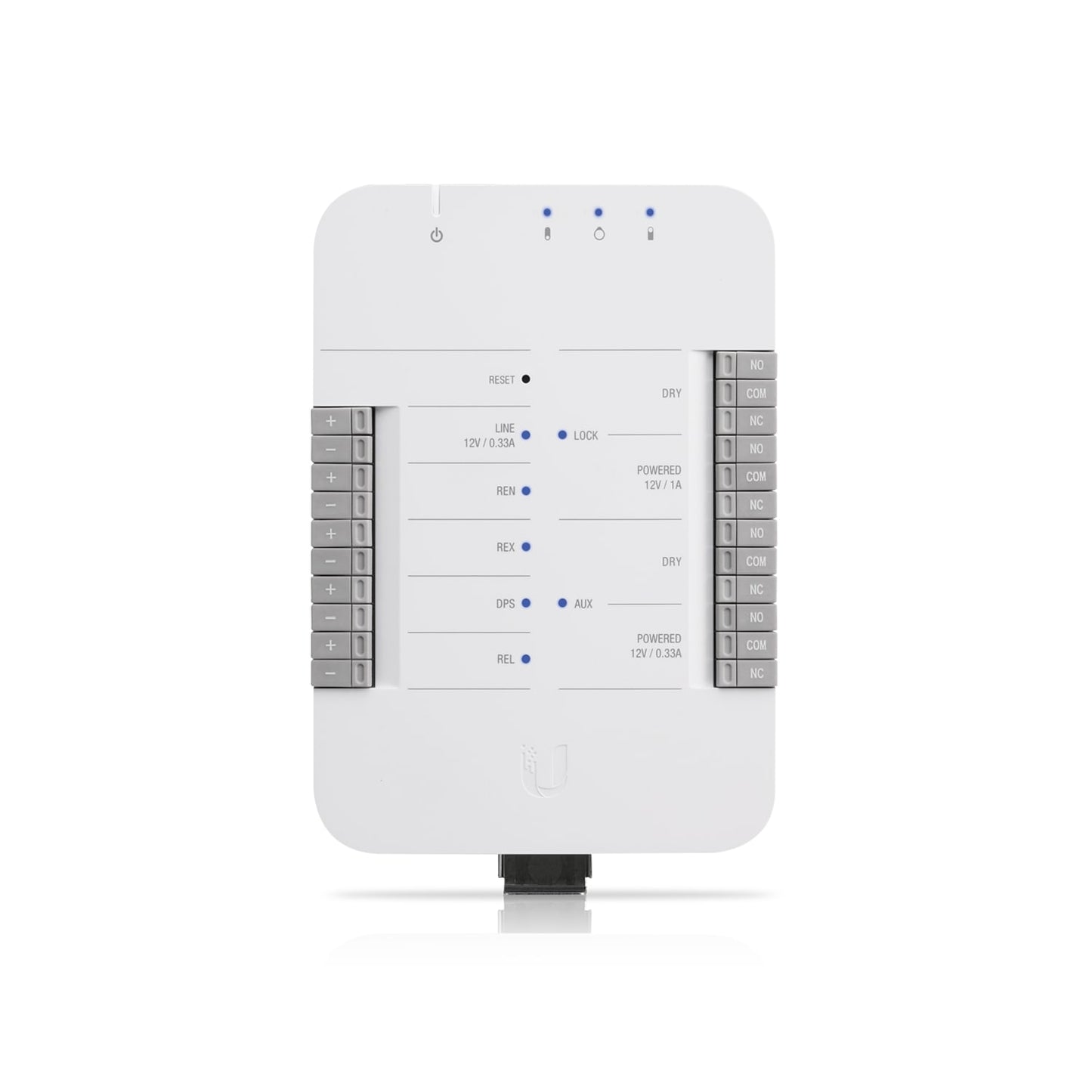 Ubiquiti UniFi Access Door Hub,Single Door Entry Mechanism,PoE Power, Support UA-LITE& UA-PRO,Four Inputs &12v Dry Relays for Most Door Lock