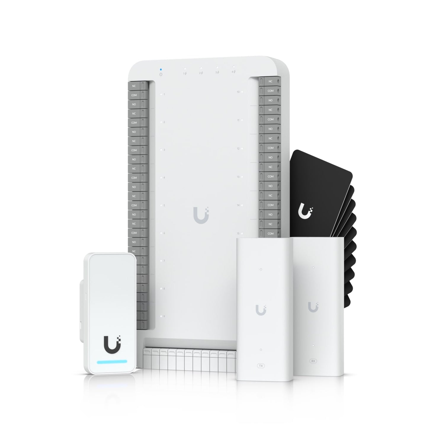 Ubiquiti Elevator Starter Kit, PoE++ , Up/Down/Stop/Full/Door Open, Close/5 Car Position,1 Emergency, Floor Selection Up18 flooors