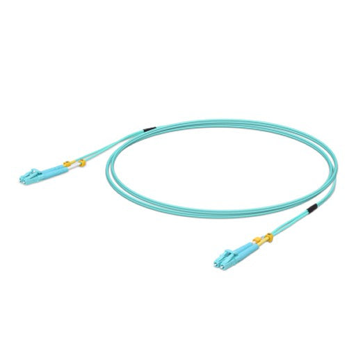 Ubiquiti MultiMode 10 Gbps OM3 Duplex LC Cable, 0.5m Length, Single Unit,10 Gbps Throughput, LC-LC Connector,