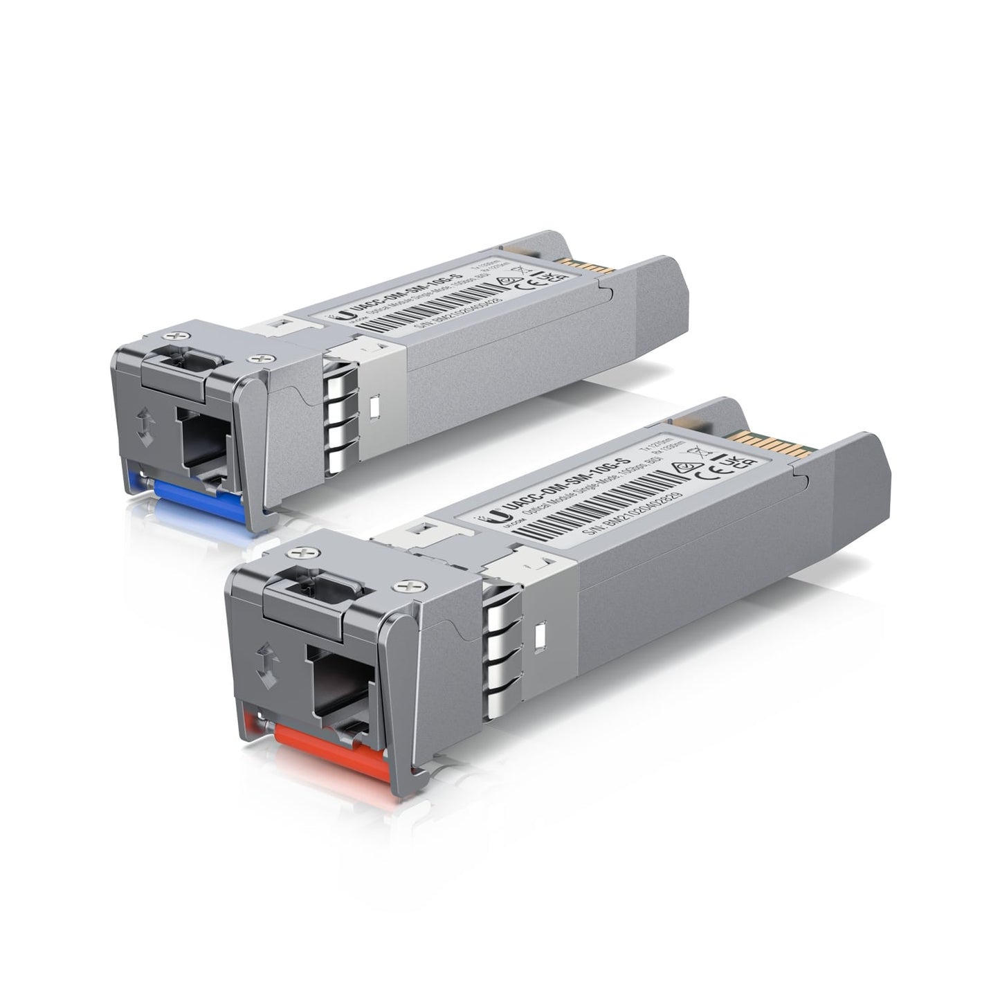Ubiquiti UFiber SFP+ Single-Mode Module, 10G BiDi, 2 Pack, Same 10 Gbps Speed, Less Cable Required (Single Strand, LC Connector)