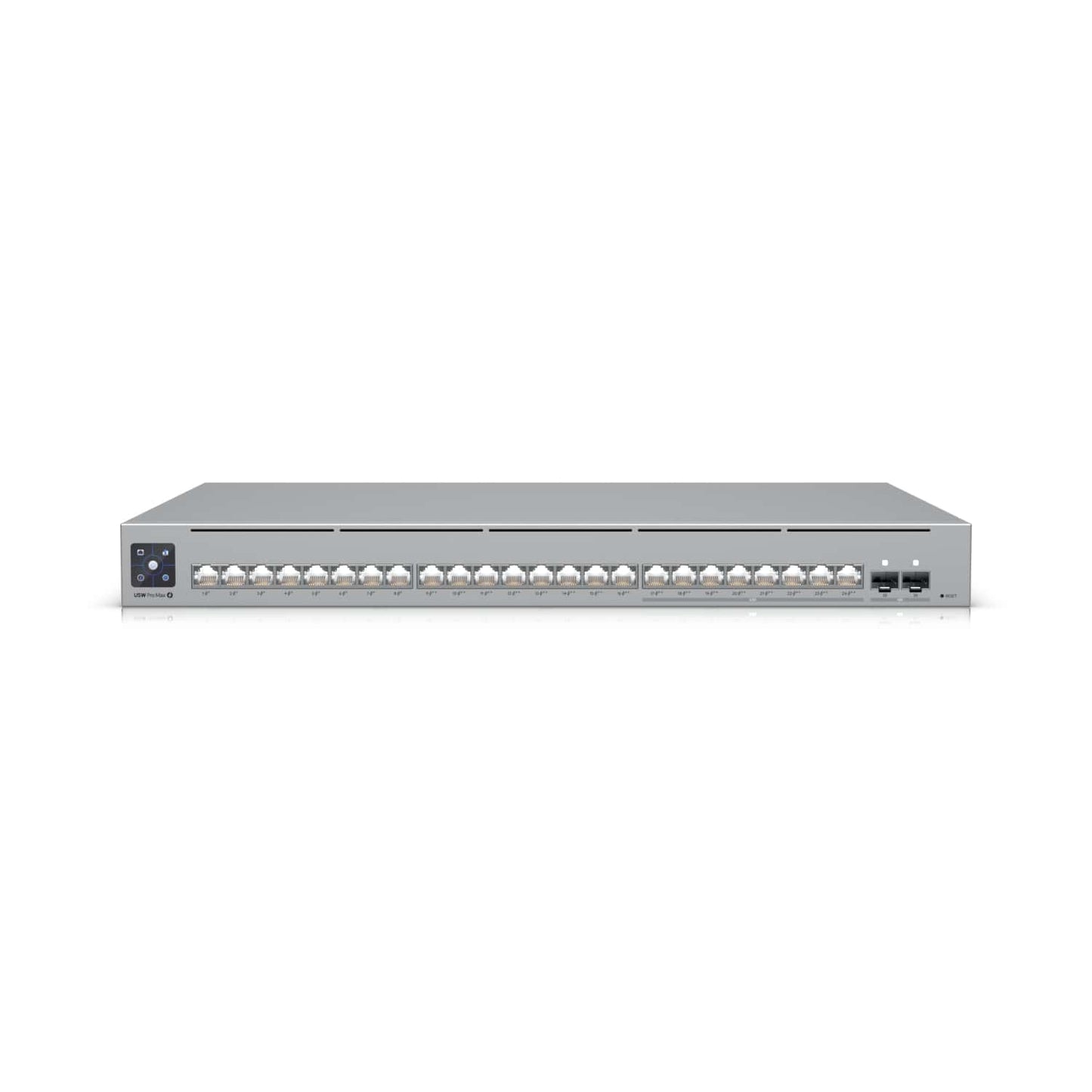 Ubiquiti UniFi Network, 24-Port, POE 400W, (8) 2.5GbEPoE++, (16) GbE Ports - (8) PoE+, (8) PoE++, (2)10G SFP+, Layer3, Rack Mount,