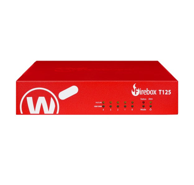 WatchGuard Firebox T125 Appliance Only – License Not Included (Requires