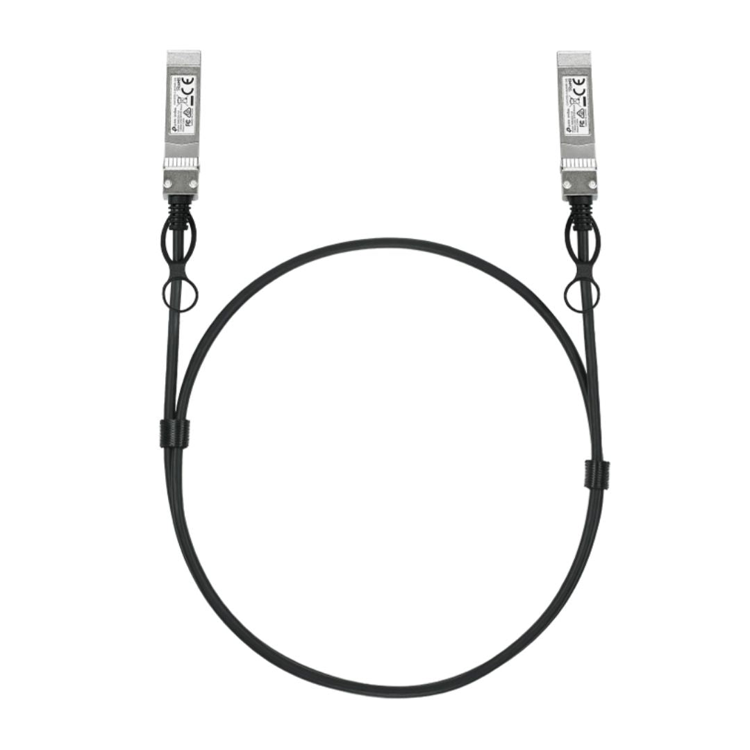 TP-Link SM6220-1M Omada 1 Meter 25G SFP28 Direct Attach Cable, Up to 1 m Distance, Support data rate of 25Gbps and 10Gbps, Compatible with 25G SFP28