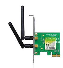 TP-Link TL-WN881ND N300 Wireless N PCI Express Adapter 2.4GHz (300Mbps) 802.11bgn 2x2dBi Detachable Omni Antennas MIMO with Low Profile Bracket (LS)