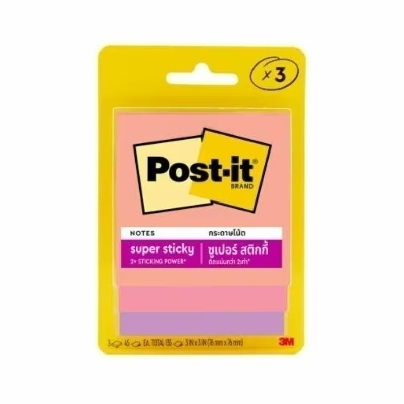 ورقة Post-It 3321-3SSJP SSN Pk3 Bx6