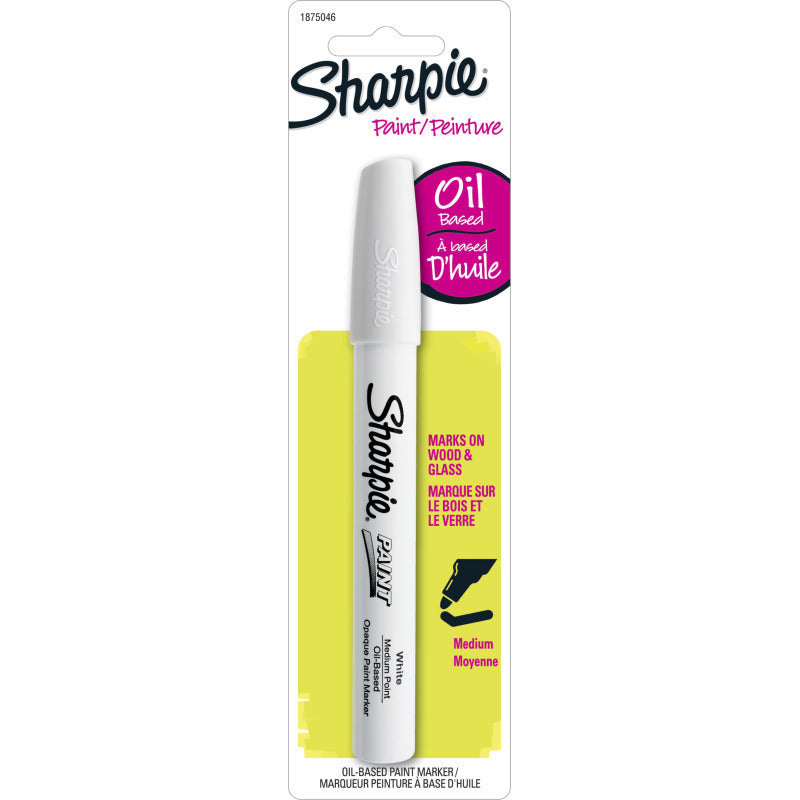 بطاقة Sharpie Paint Med White Bx6