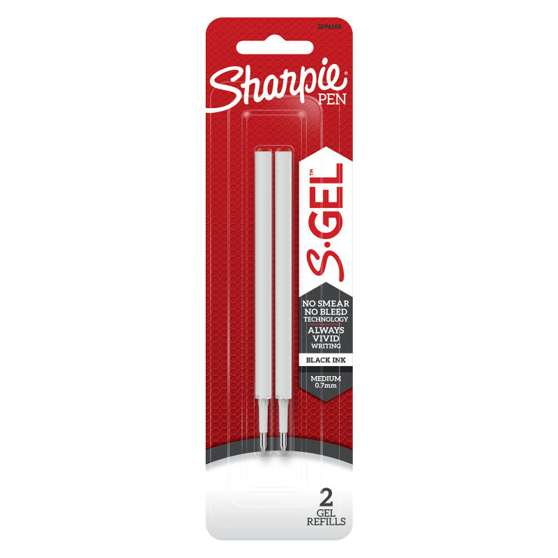 Sharpie 凝胶补充装 黑色 Pk2 Bx6