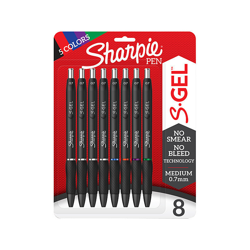 Sharpie Gel 0.7mm 巴士助手 Pk8