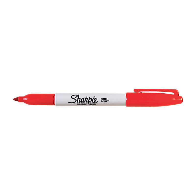 Sharpie Perm Mrkr FP 红色 Bx12