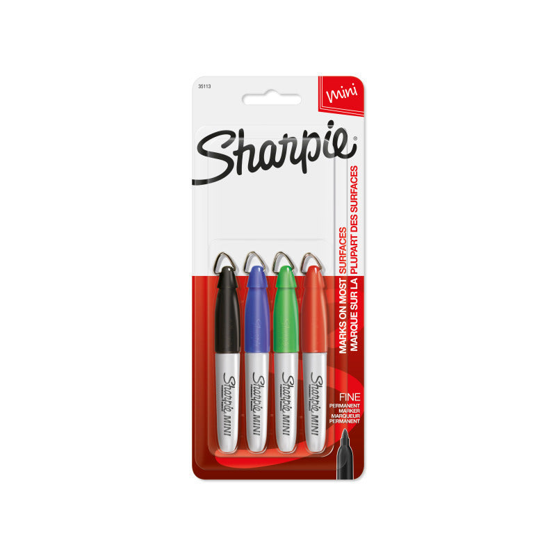 Sharpie 笔 Fine Mini Pk4 Bx6