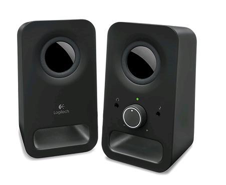 Logitech Z150 2.0 Stereo Speakers 6W Compact Size Easily Access to Power &