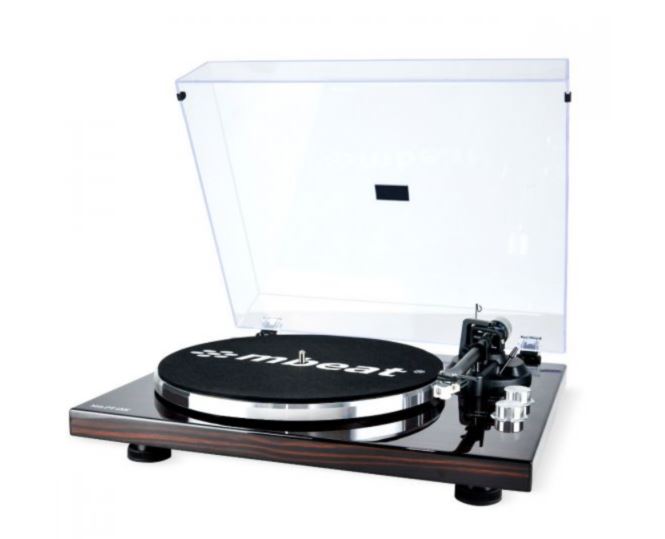 mbeat® PT-18K Bluetooth Turntable Player (MMC, USB, Anti-skating, Preamplifier) Counterweight & Anti-Skating Power Consumption: 5W Weight: 4.5kg