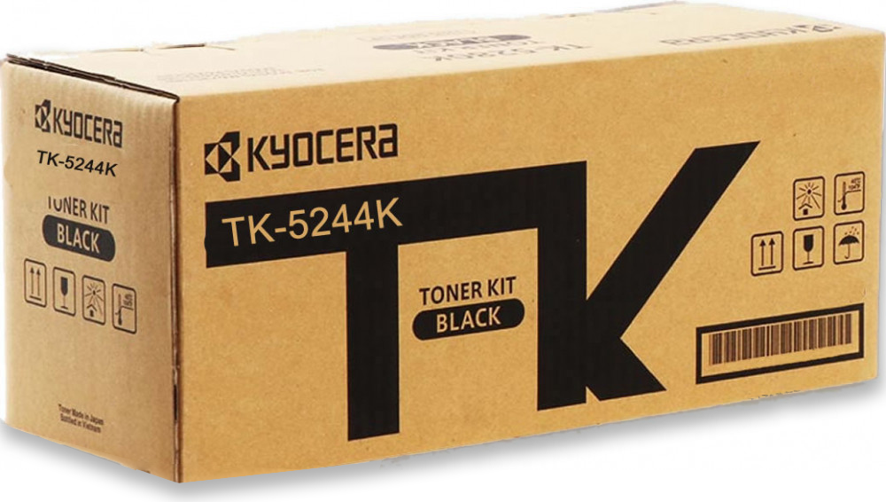 京瓷 TK-5244 原装黑色碳粉盒 - 4,000 页