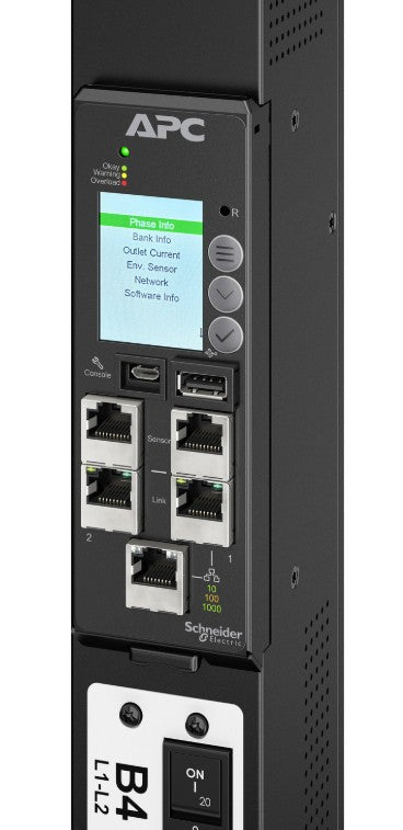 APC NetShelter Rack PDU Advanced Gen 2, Metered, 3Phase, 22.1kW 400V 32A or