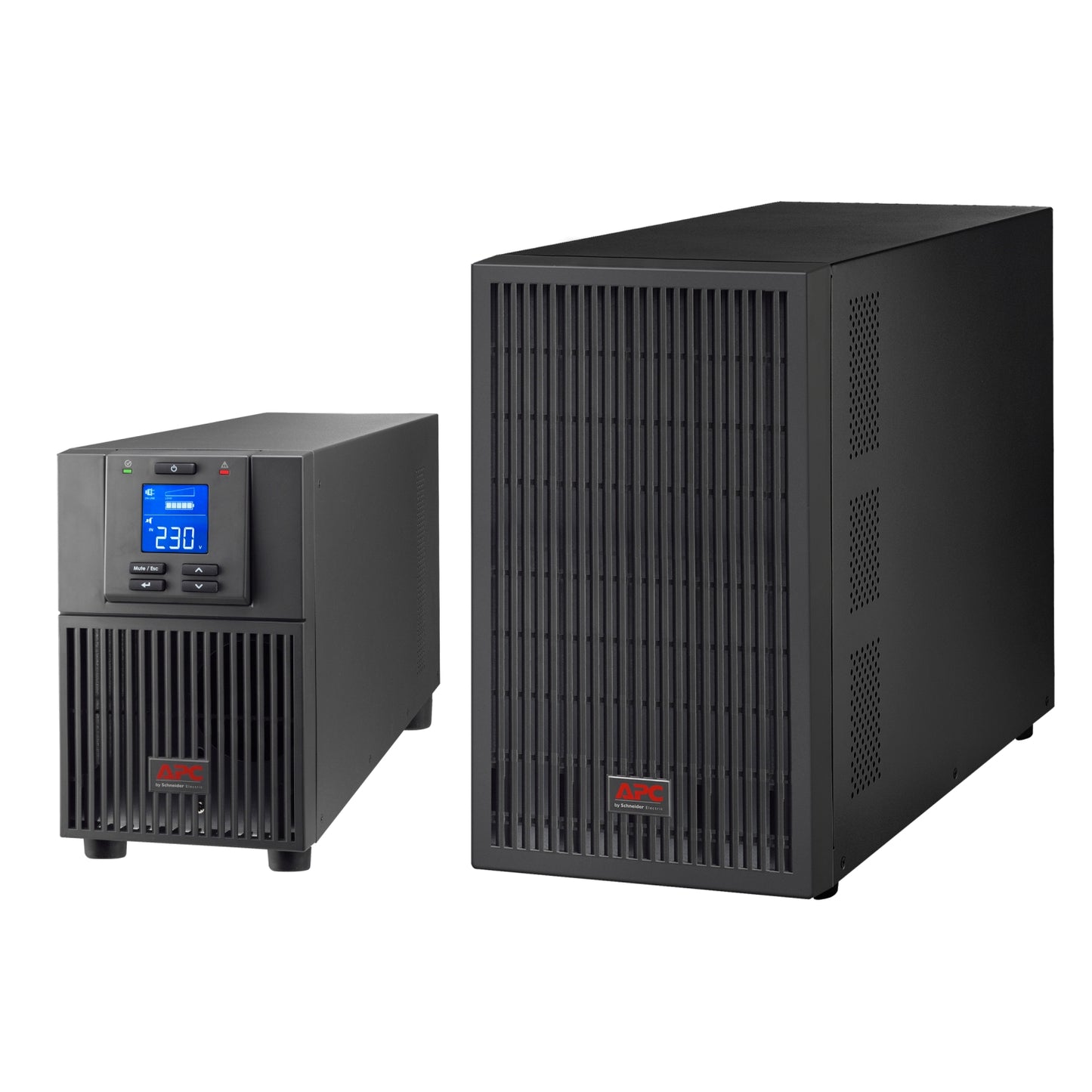 APC Easy UPS 3000VA/2400W Online UPS, Tower, 230V/16A Input, 1x IEC C19 & 6x IEC C13 Outlets, Lead Acid Battery, W/ Extended Battery Pack