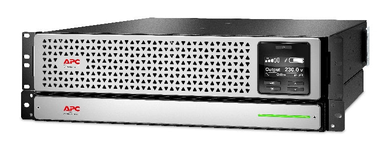 APC Smart-UPS 1500VA/1350W Online UPS, 3U Rackmount, 230V/10A Input, 8x IEC C13 Outlets, Li-Ion Battery, W/ Network Card, W/ Rail Kit
