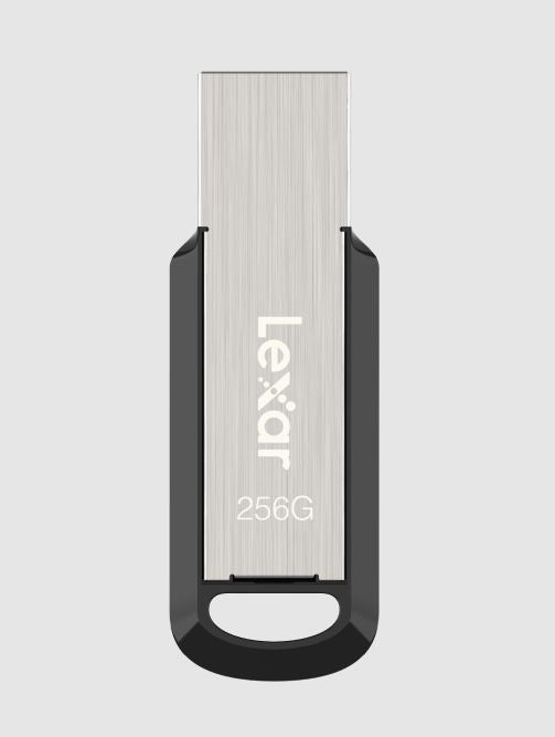 Lexar M400 256GB JumpDrive® USB3.0 Flash Drive, up to 150MB/s read the stylish metal and key ring design lets you easily transfer files anywhere