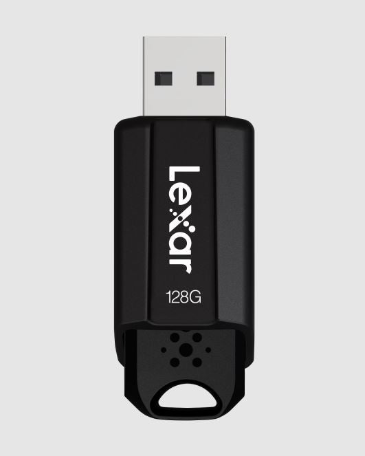 Lexar S80 128GB JumpDrive® USB 3.1 Flash Drive, up to 150MB/s read quickly transfer a 3GB 4K movie clip in less than 1 minute, compared to the 4 minu