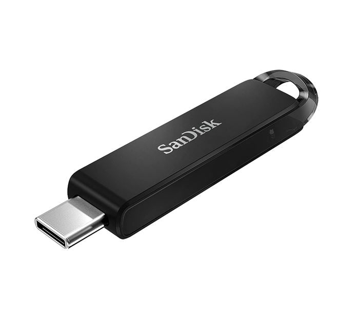 (LS) SanDisk Ultra USB Type-C Flash Drive, CZ460 128GB, USB Type C 3.1, Black