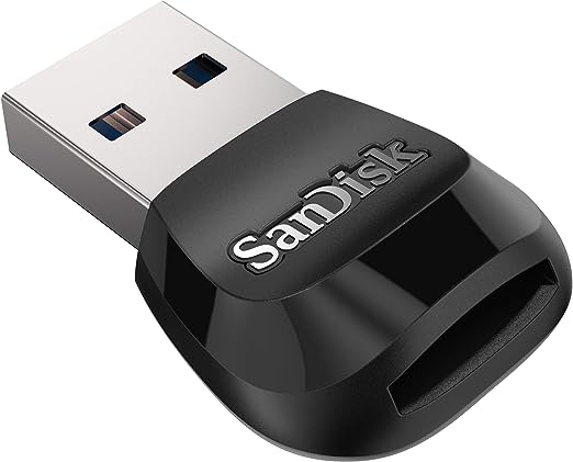 Sandisk MobileMate USB 3.0 Reader microSD™ card reader speeds up to 170 MB/s USB-A 2-year limited warranty