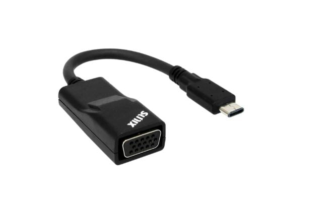 (LS) Sunix USB Type C to VGA Adapter, Compliant with VESA DisplayPort, Driver free under Apple MAC, Google Chromebook and Windows systems(LS)