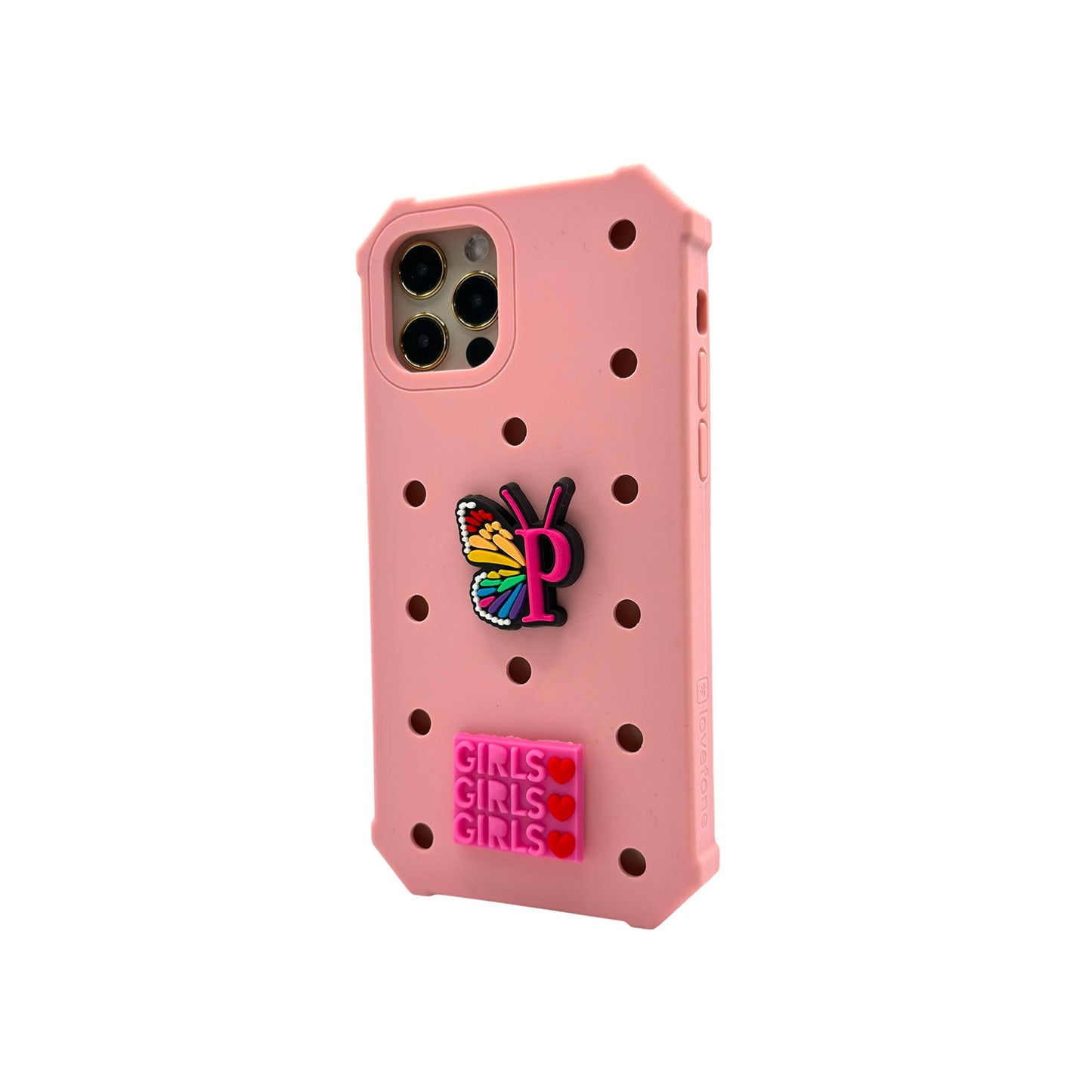 Lovefone Kids Silicone Case iPhone 14 Baby Pink